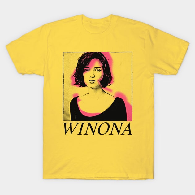 Winona // Retro Style Aesthetic Design T-Shirt by DankFutura